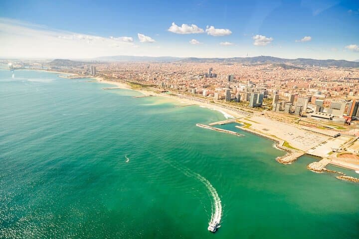 Barcelona Panoramic Helicopter Flight with Port Vell Boat Transfer photo 5