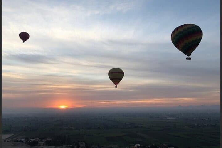 Sunrise Hot Air Balloon Over Luxor's Ancient Temples photo 3