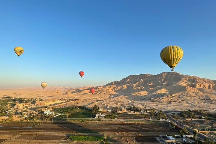 Sunrise Hot Air Balloon Over Luxor's Ancient Temples photo 6
