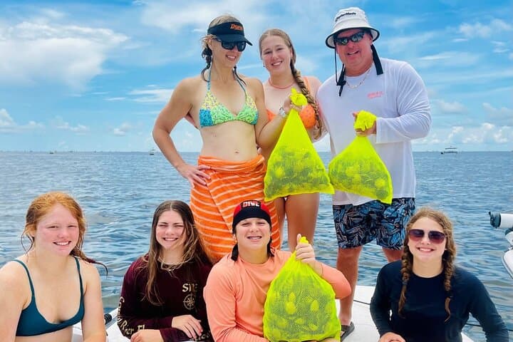 Crystal River Half-Day Scallop Snorkel: Private Boat Harvest & Catch-to-Table