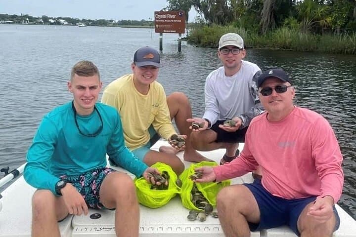 Crystal River Half-Day Scallop Snorkel: Private Boat Harvest & Catch-to-Table photo 5