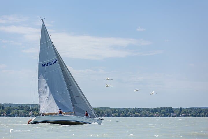 Sailing Lake Balaton from Balatonföldvár: Private 2.5-Hour Sail & Swim