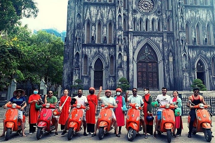 Hanoi Vespa Countryside Tour — 5-Hour Red River Village Ride photo 1