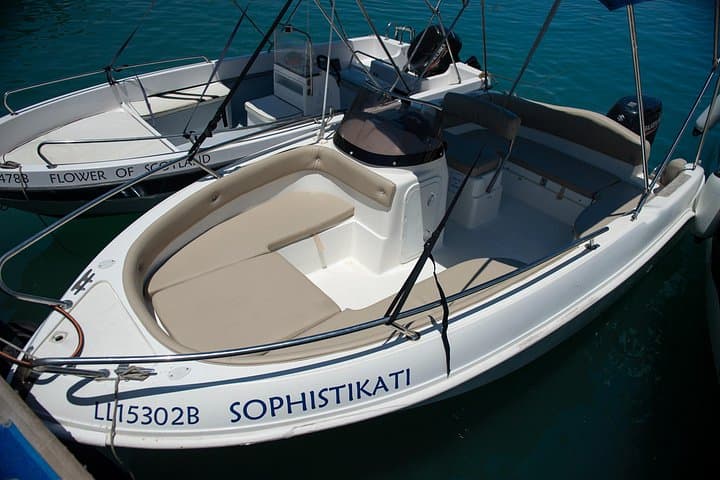 Self-Drive Eden 18 to Blue Lagoon: Latchi Boat Hire on the Akamas Coast