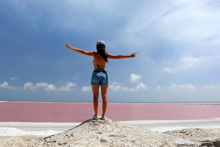 Las Coloradas Pink Lake & Río Lagartos Wildlife Day Trip from Tulum photo 1