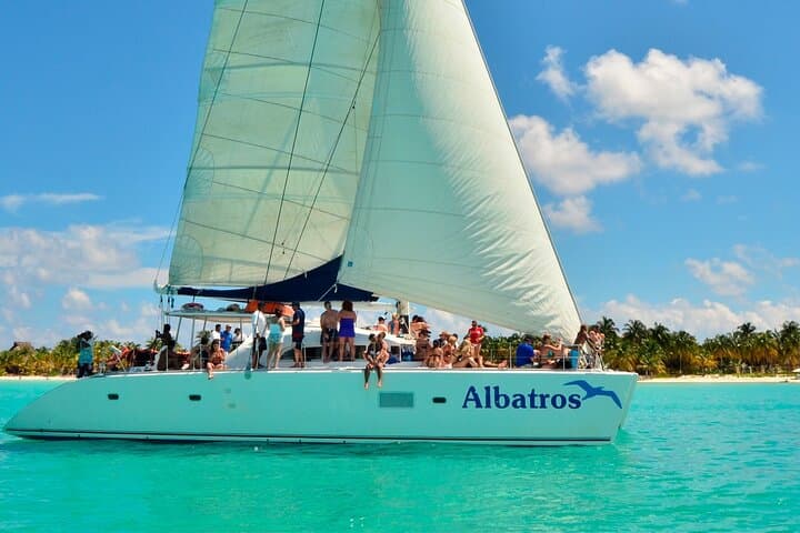 Adult Catamaran Party & Snorkel to Isla Mujeres with Open Bar photo 3