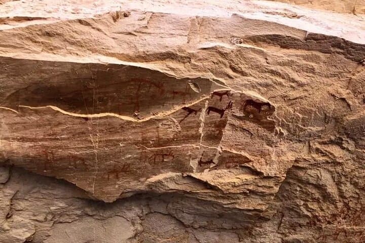 Dahab Cave Paintings Jeep Tour — Ancient Rock Art & Desert Hike