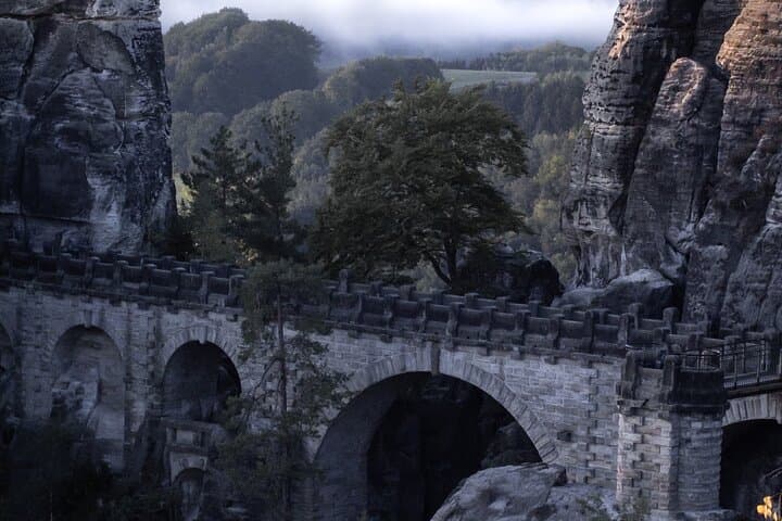 Bohemian & Saxon Switzerland Day Tour — Pravčická Gate and Bastei Bridge from Prague