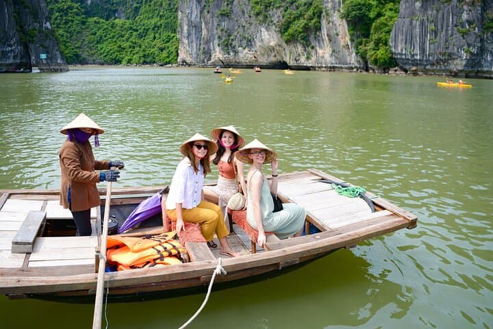 Route 2 Halong Bay Day Cruise — Kayak, Cave Hike & Titop Viewpoint photo 5