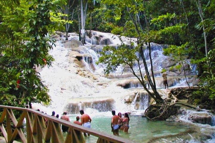 Ocho Rios Private Combo: Blue Hole & Dunn's River — Climb, Swim, and Cliff Jump photo 3
