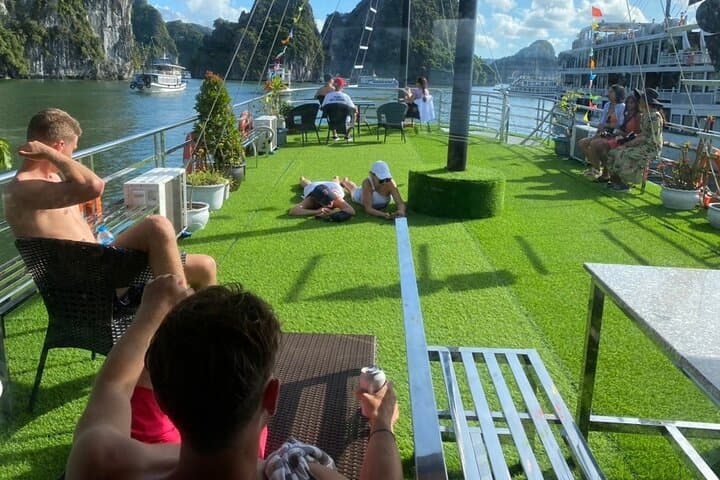 Halong Bay One-Day Cruise from Hanoi — Seafood, Kayaks & Titop Island photo 6