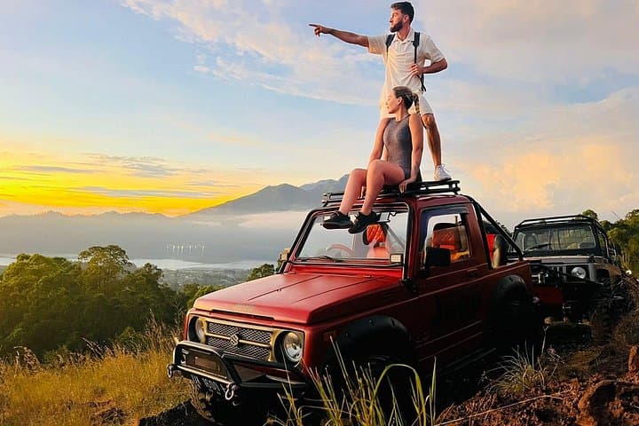 Mount Batur Jeep Sunrise: Black Lava Drive & Pyramid Hot Springs photo 2