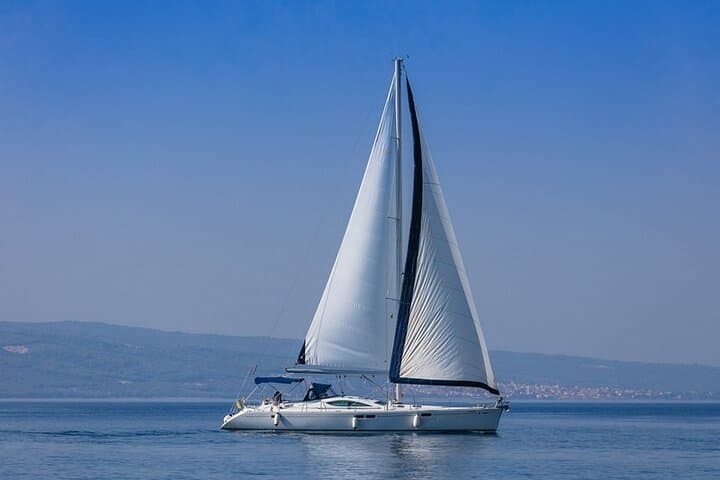 Day Sail from Omiš to Brač: Lovrečina Bay & Pučišća on a Luxury 54ft Yacht photo 1