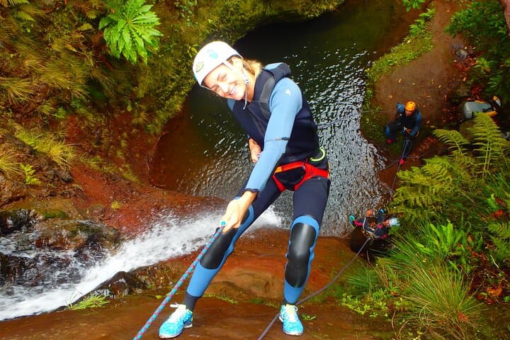Beginner Canyoning in Madeira: Abseils, Slides, and Waterfalls