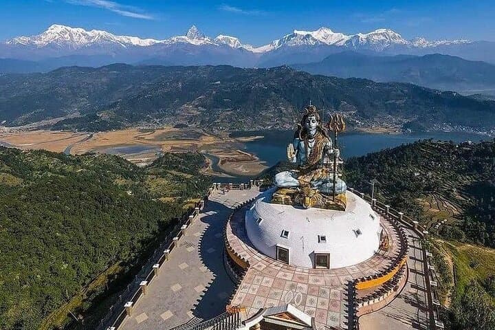 Pumdikot & Pokhara Peace Stupa: Day Hike with Fewa Lake and Annapurna Views