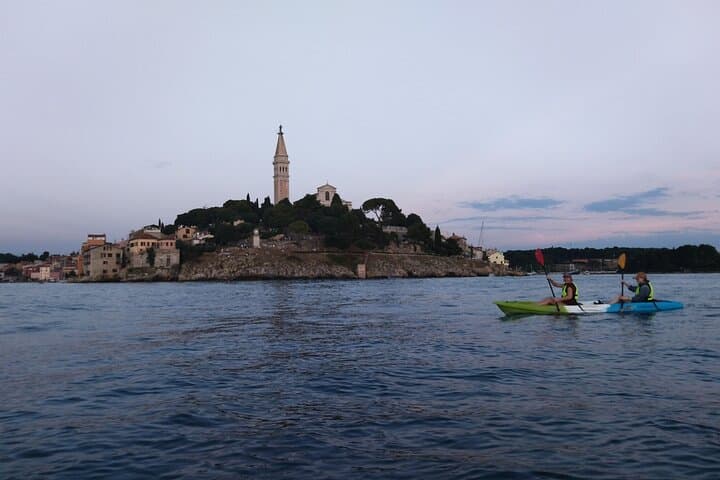 Rovinj Sunset Kayaking Tour: Paddle Around St. Catherine & Figarola photo 2