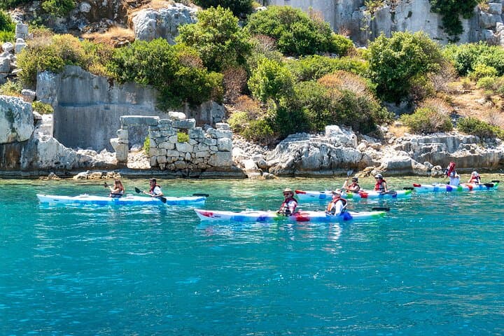 Guided Kekova Sea Kayaking from Demre — Sunken City, Simena Castle & Tersane Bay photo 6