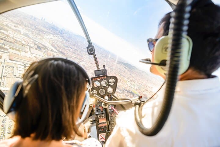 Barcelona Panoramic Helicopter Flight with Port Vell Boat Transfer photo 4