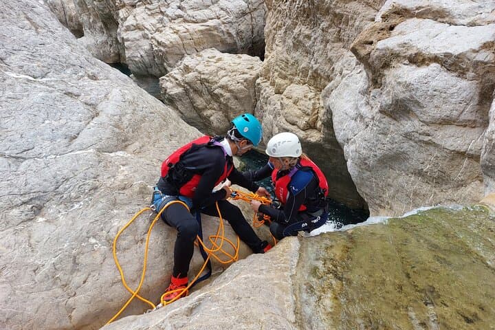 Snake Canyon Canyoneering in Oman — Guided Shared Abseil & Swim Adventure