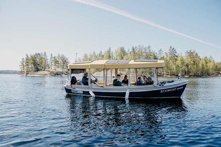 Lake Saimaa Solar-Powered Ecoboat Cruise in Puumala — Stories, Coffee & Seal Sightings