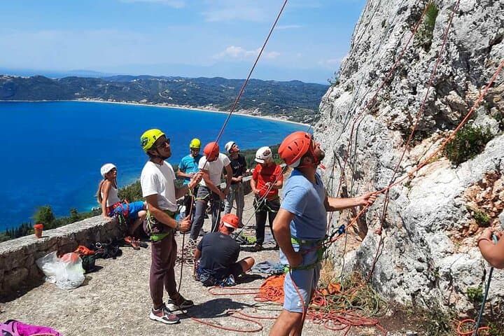 Beginner Rock Climbing in Corfu: Sea-View Top-Rope Climbs from Makrades photo 4