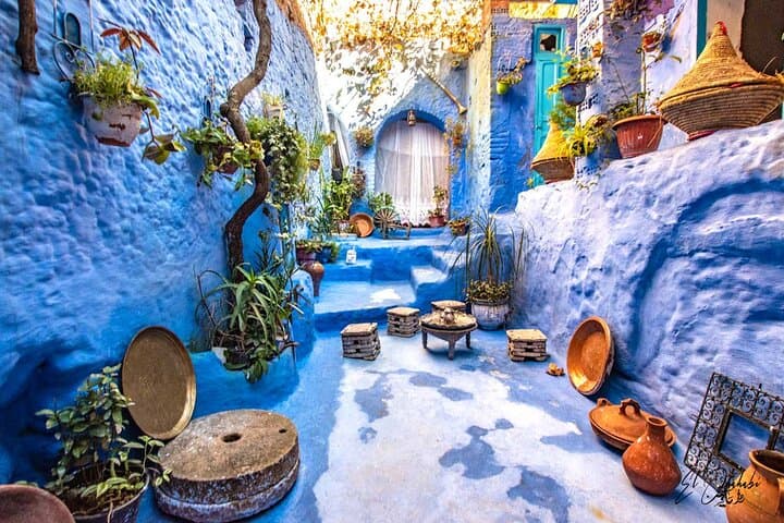 Blue Streets and Emerald Falls: Chefchaouen & Akchour Waterfalls Day Trip from Tangier