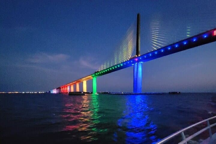 St. Petersburg Sunset Cruise: Skyway Bridge, Dolphins & Coastal Views photo 3