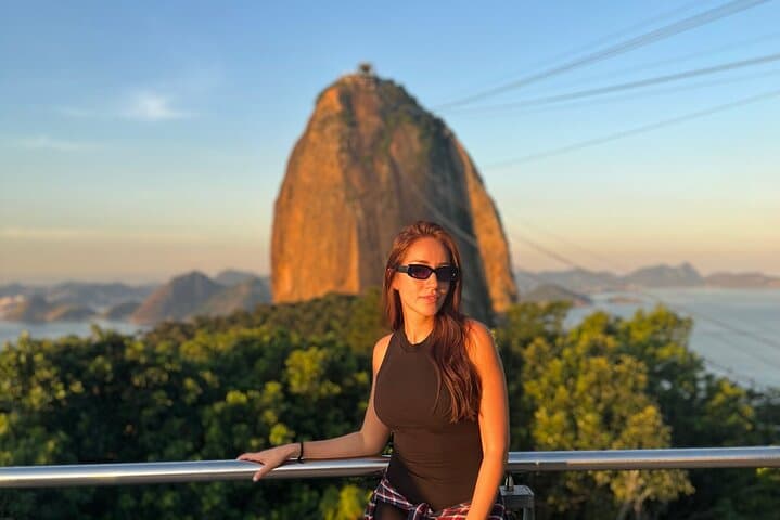 Sunset at Christ the Redeemer: Parque Lage, Selarón Steps & Dona Marta Viewpoint photo 3