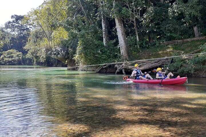 Xunantunich and Cave Tubing from Ambergris Caye — Maya Ruins & Underground Rivers