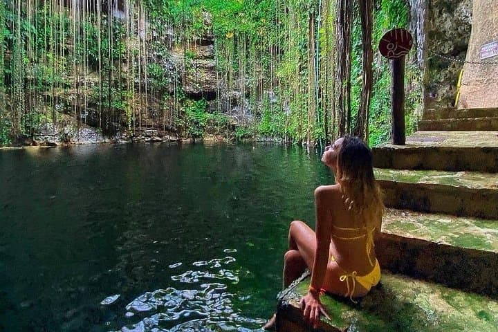 Chichen Itza, Ikkil & Hubiku: Day Tour from Riviera Maya with Cenote Swims and Valladolid photo 3
