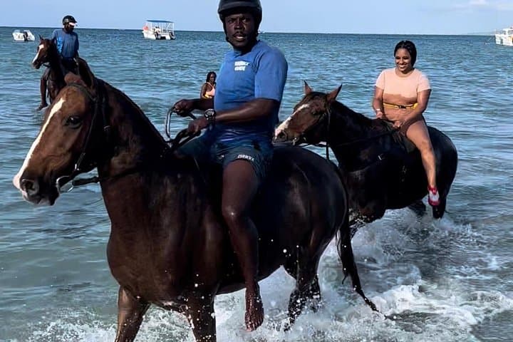 Montego Bay Horseback Ride and Swim Adventure — Guided Beach Horseback Tour photo 3