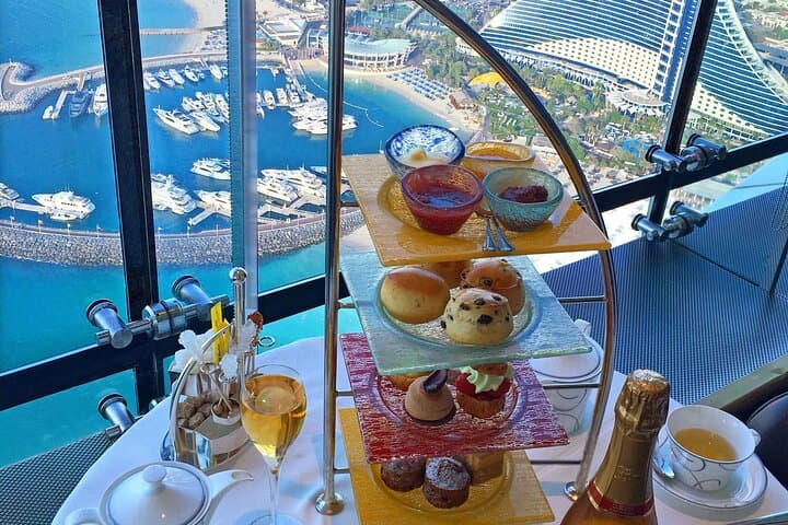 Sky Tea at Burj Al Arab: Afternoon Tea with Palm Jumeirah Views