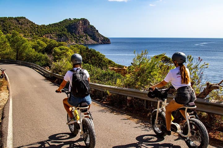 Guided E‑Bike Tour in Ibiza: Coastal Paths, Organic Farms & Cala Nova Swim photo 1