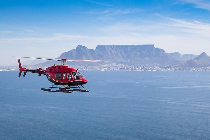 Cape Peninsula Helicopter Tour & Stellenbosch Wine Tasting with Lunch