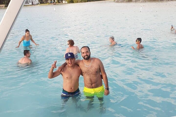Perfect Day in Bacalar: Seven Colors Pontoon Cruise from Tulum photo 6