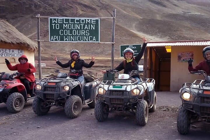 Rainbow Mountain Quad Bike Day Trip: ATV to Vinicunca from Cusco