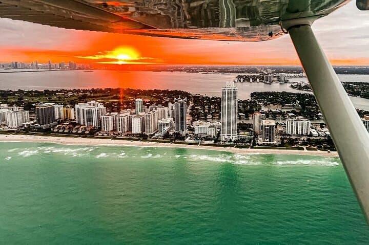 Miami Beach Sunset Private Airplane Tour with Champagne photo 4