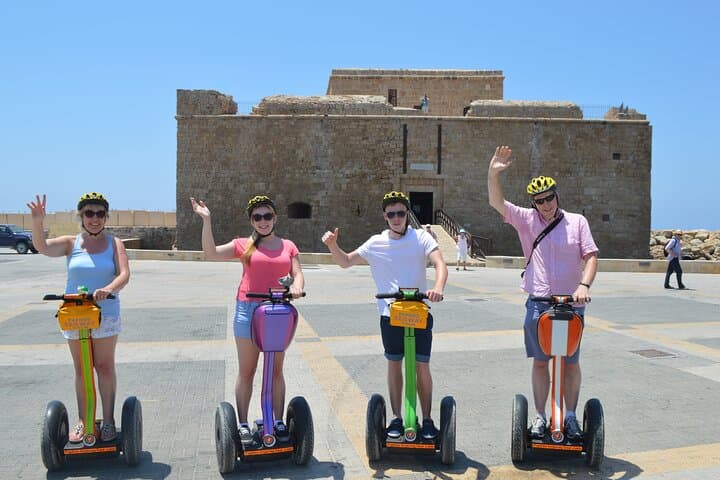 Glide Paphos: Private Segway Tour of UNESCO Mosaics and Harbor Views