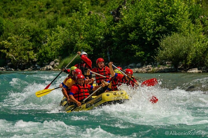 Rafting the Wild Vjosa River: Class II–III Rapids Near Gjirokastër