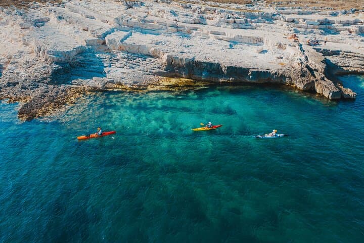 Kayaking Cape Kamenjak: Caves, Cliff Jumps & Safari Bar Lunch photo 3