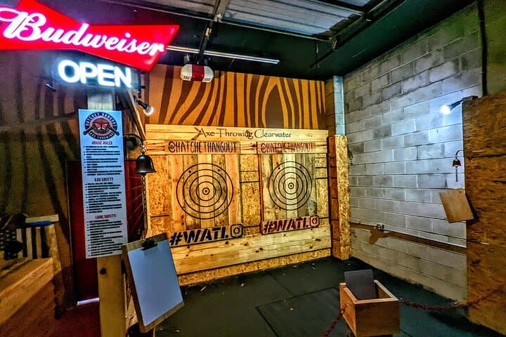 Hatchet Hangout Axe Throwing in Clearwater: 90-Minute Guided Session photo 2