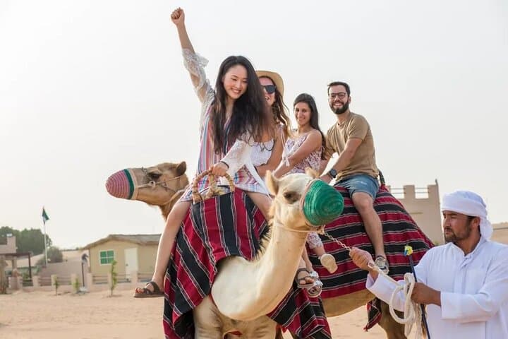 Dubai Sunrise Hot Air Balloon Ride with Falconry, Camel Ride & Breakfast photo 3
