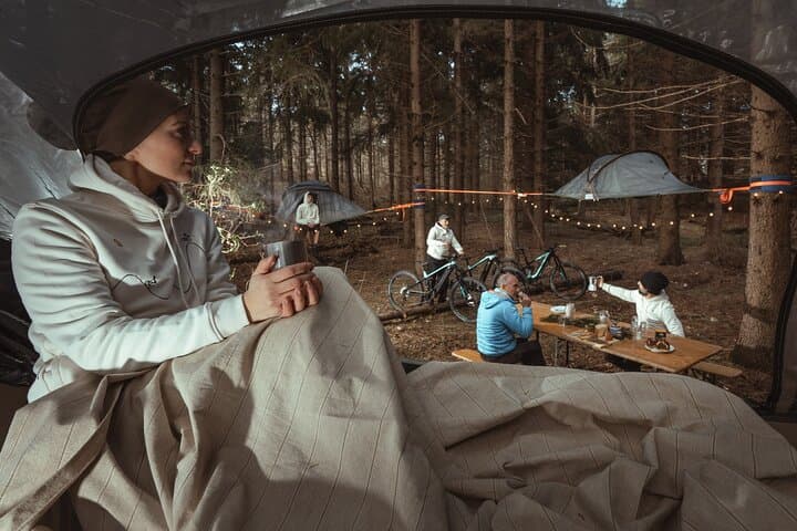 Sleep in Tree Tents: E‑Bike Basecamp in Gola della Rossa & Frasassi photo 6