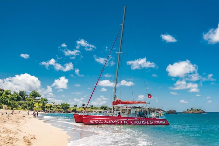 Sail and Snorkel Cades Reef: Antigua Catamaran Cruise with Beach BBQ photo 4