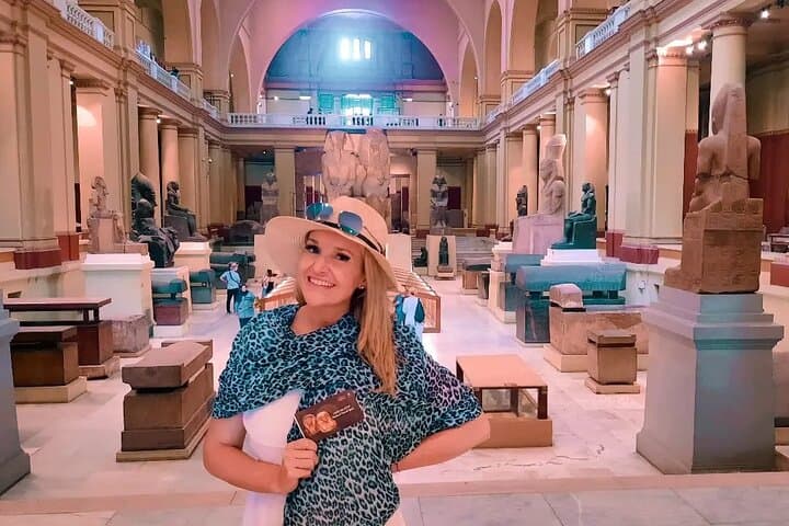 Full-Day Giza Pyramids, Sphinx, Egyptian Museum & Sunset Felucca — Private Cairo Tour photo 4