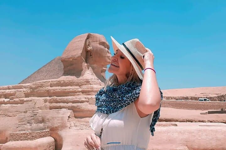 Full-Day Giza Pyramids, Sphinx, Egyptian Museum & Sunset Felucca — Private Cairo Tour photo 3