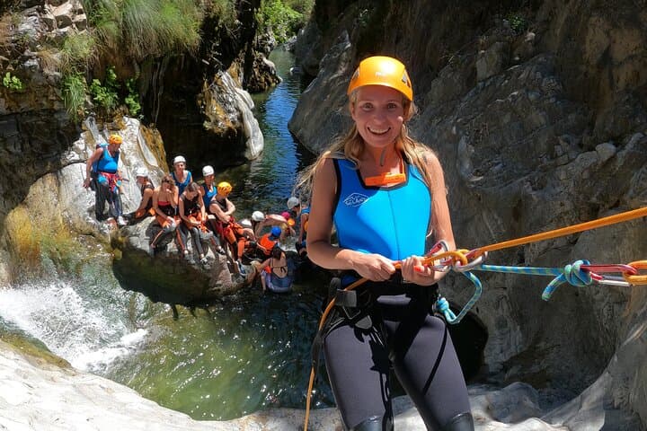 Guadalmina River Canyoning from Estepona: Beginner-Friendly Rappels & Jumps photo 4