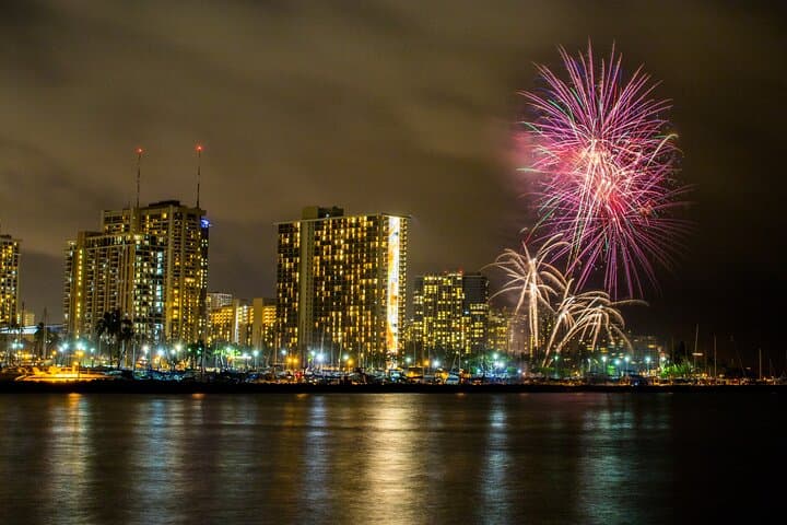 Waikiki Friday Night Fireworks Catamaran Cruise — Sunset Sail & Front-Row Views photo 2