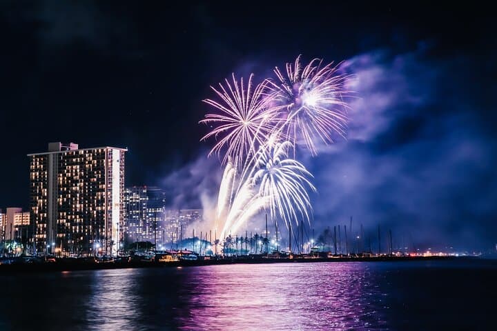 Waikiki Friday Night Fireworks Catamaran Cruise — Sunset Sail & Front-Row Views