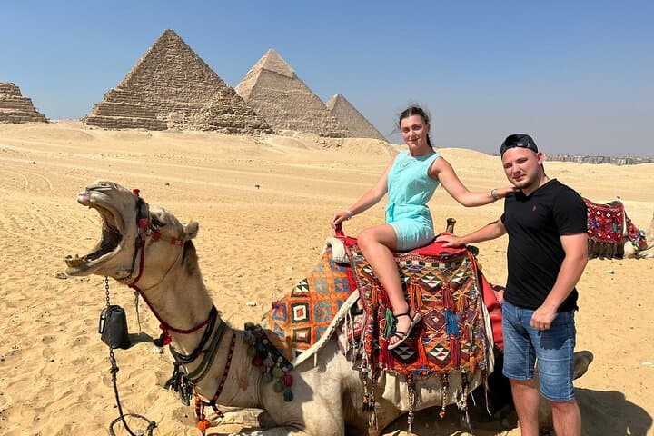 Full-Day Cairo: Egyptian Museum & Giza Pyramids Day Trip from Hurghada